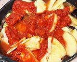 トマト缶でナスとじゃが芋のミートグラタン作り方3写真