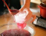 さわやかな味わい☆赤しそシロップ作り方7写真