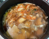簡単☆舞茸とキムチのスープ作り方4写真