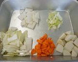 三原たっぷり野菜汁☆給食メニュー作り方2写真