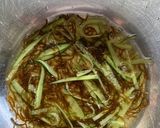 もずくとキュウリの冷製パスタ作り方1写真