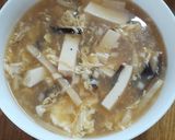 酸っぱ辛◎豆腐鶏ささみ酸辣スープ作り方23写真