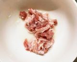 簡単きな粉ゴマだれ味豚こま大根青椒肉絲風作り方1写真
