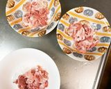 簡単きな粉ゴマだれ味豚こま大根青椒肉絲風作り方3写真