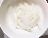 簡単きな粉ゴマだれ味豚こま大根青椒肉絲風作り方6写真