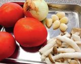 簡単！完熟トマトのギガーリックパスタ作り方1写真