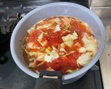 緑豆とたっぷり野菜のトマトスープ作り方6写真