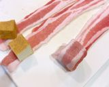 今井家の茄子と厚揚げの豚バラ巻の甘酢炒め作り方3写真
