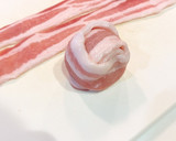 今井家の茄子と厚揚げの豚バラ巻の甘酢炒め作り方4写真