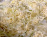 キャベツ みょうが かきたま味噌汁^^作り方9写真