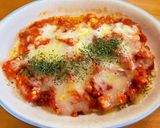 材料3つ！レンジで♪オートミールグラタン作り方4写真