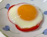 忙しい朝でもみんなのパプリカ目玉焼き^^作り方9写真
