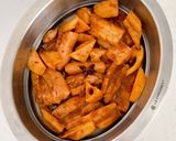 豚バラ肉とレンコンの辛味蒸し作り方6写真