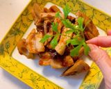 豚バラ肉とレンコンの辛味蒸し作り方9写真