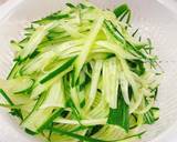 きゅうりのゆかりパスタ風サラダ作り方1写真