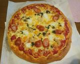 ナスとピーマンの夏野菜ピザ作り方8写真