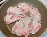 レシピ投稿祭。大判肉で作る♩豚の生姜焼き作り方1写真