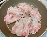 レシピ投稿祭。大判肉で作る♩豚の生姜焼き作り方1写真