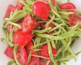 夏野菜のまぜサラダ【青じそ風味】作り方4写真