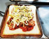 リメイク☆ピーマンの肉詰めホットサンド作り方4写真