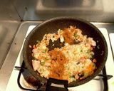 お手軽。焼飯からのドライカレー。作り方4写真