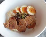 煮豚の汁を再利用☆玉子&豚丼作り方5写真
