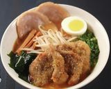 高知県のご当地グルメ！味噌カツラーメン♪作り方5写真