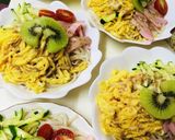 キウイのせ☆サラダそうめん作り方4写真