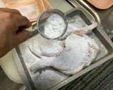 骨付きもも肉でみよしやのかぶと揚げ風作り方3写真