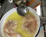 骨付きもも肉でみよしやのかぶと揚げ風作り方5写真