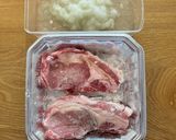 トンカツ用肉で♫オニオンポークチャップ作り方1写真
