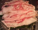 簡単☆豚しゃぶで作る　☆レンジで蒸し豚☆作り方3写真
