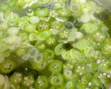 オクラ わかめ ねぎの味噌汁^^作り方6写真