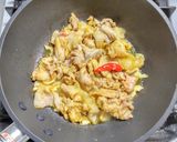 豚こま肉とトマトのカレー炒めパスタ作り方3写真