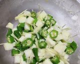 オクラと長いものゆずぽん酢で生姜作り方3写真