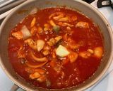 鶏肉のトマト煮込み作り方6写真