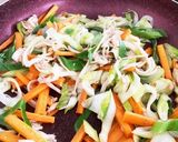 残り物野菜でしりしり風炒め作り方3写真