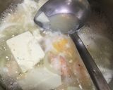えびと豆腐と卵のスープ作り方3写真