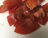 鶏もも肉とトマトきゅうりのカンタン酢和え作り方3写真