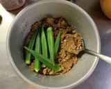 MrsWongちのおくらのピーナツ和え作り方3写真