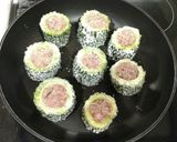 クセになる美味しさ☆ゴーヤーの肉詰め♫作り方7写真