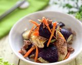 梅シロップで　ナスの甘辛ひき肉炒め作り方6写真