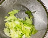 隙間埋めレタス玉ねぎオイスターマリネ作り方2写真