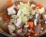 野菜たっぷりお味噌汁　甘酒入り作り方5写真