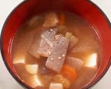 野菜たっぷりお味噌汁　甘酒入り作り方6写真