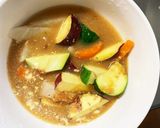 根菜茄子簡単甘味噌炒め味温野菜サラダ作り方13写真