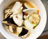 根菜茄子簡単甘味噌炒め味温野菜サラダ作り方14写真