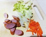子ども向けしょうゆ焼きうどん作り方1写真