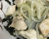 生玉親子丼●塩風味作り方2写真