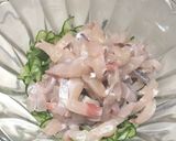 タチウオとキュウリの昆布茶締め作り方9写真